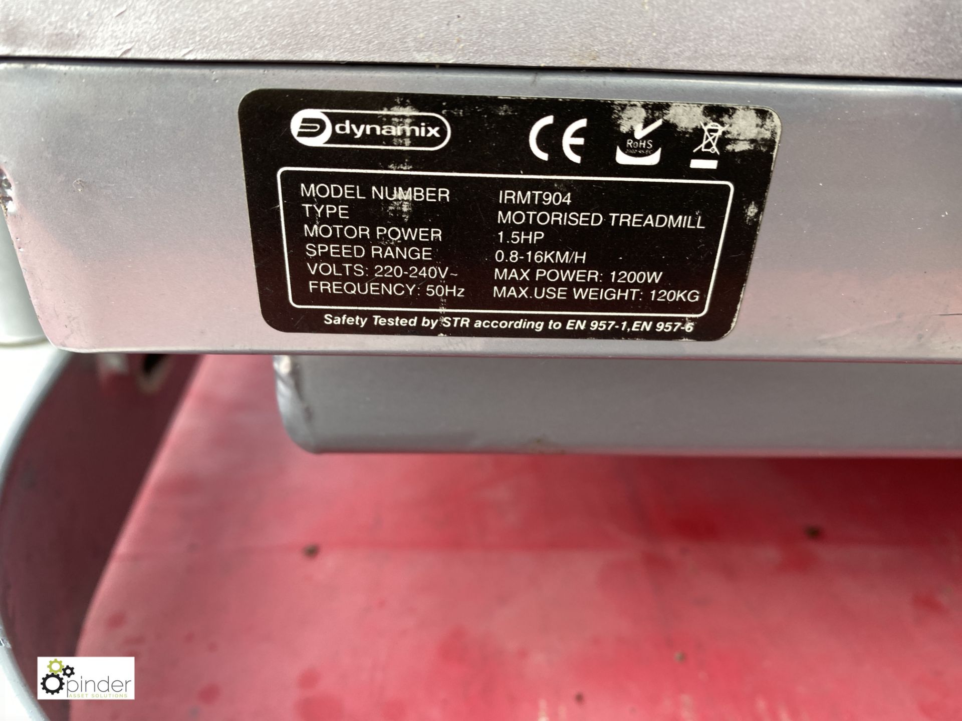 Dynamix IRMT904 Treadmills - Image 7 of 7