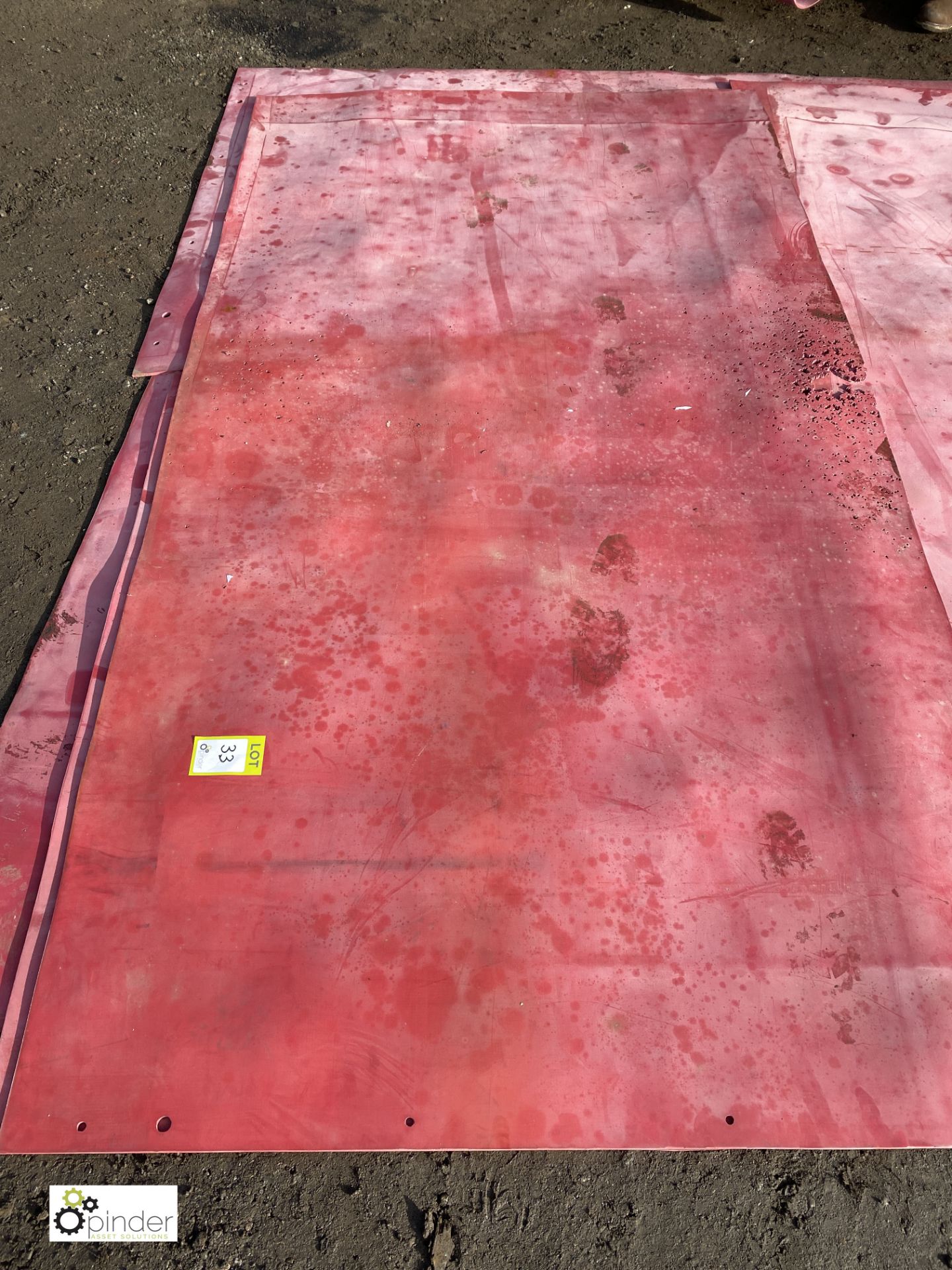 2 rubber Training Mats, 1400mm x 2600mm - Image 3 of 3