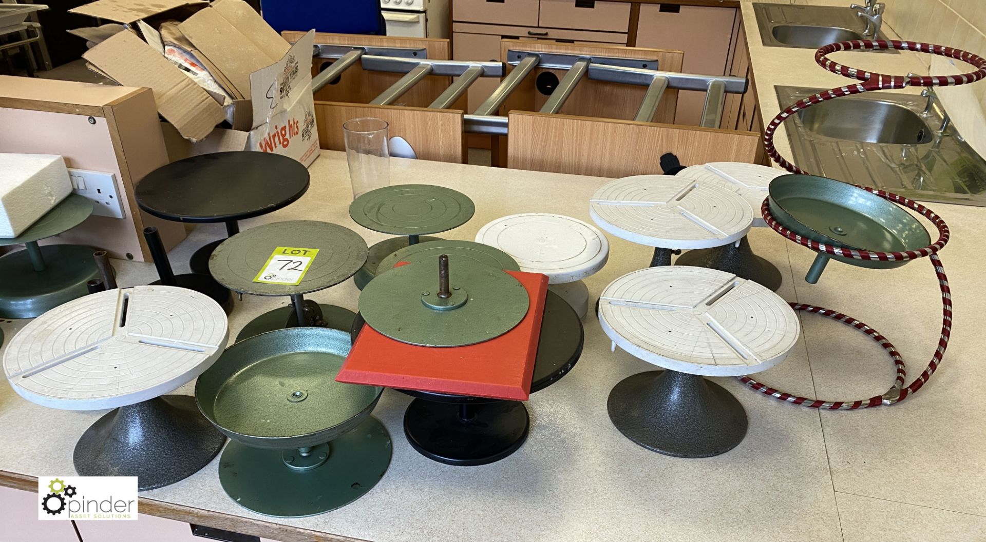 Approximately 14 various Cake Decorating Stands (location: Level 2, B276 Room)