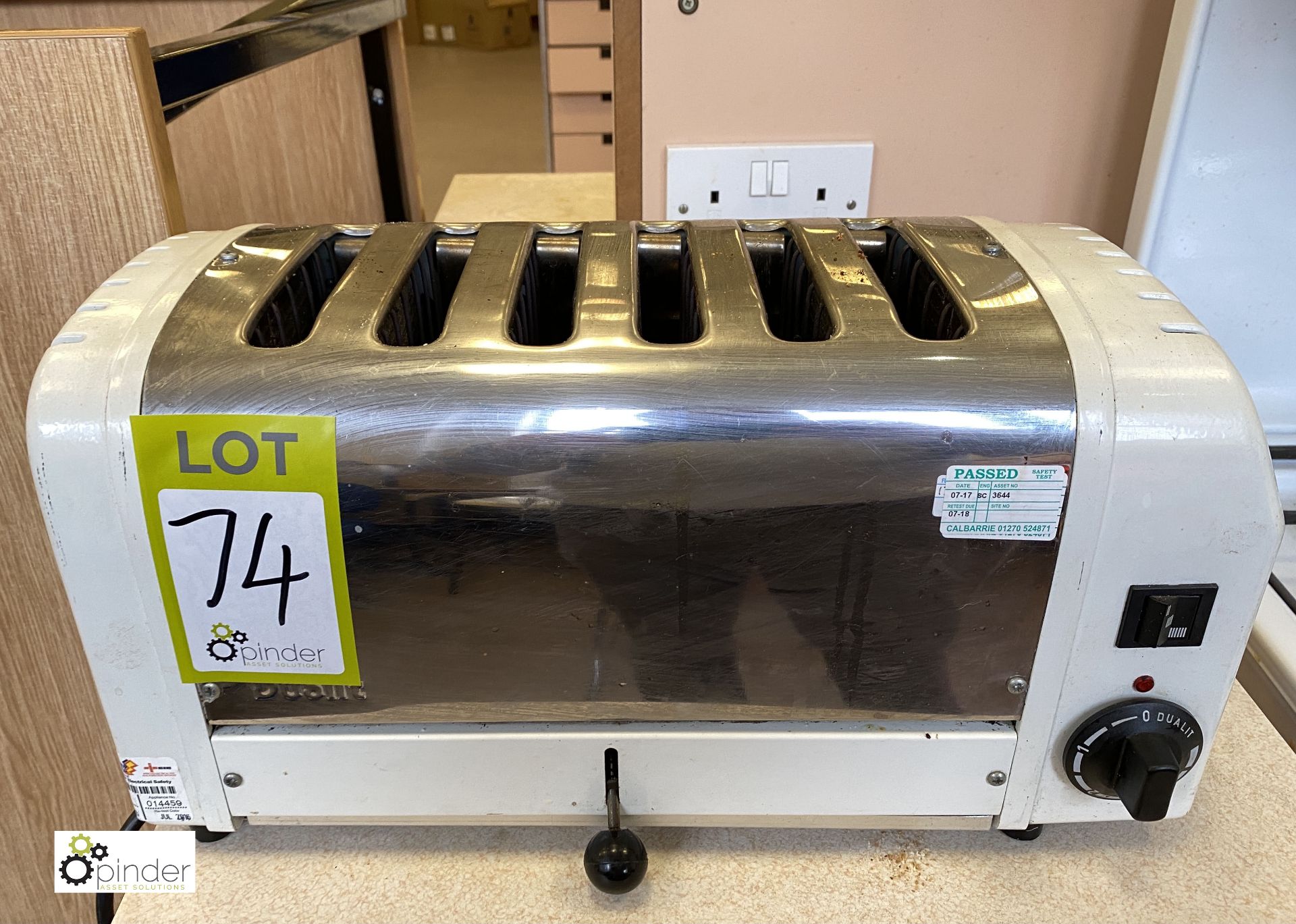 Dualit 6-slice Toaster (location: Level 2, B276 Room) - Image 2 of 3