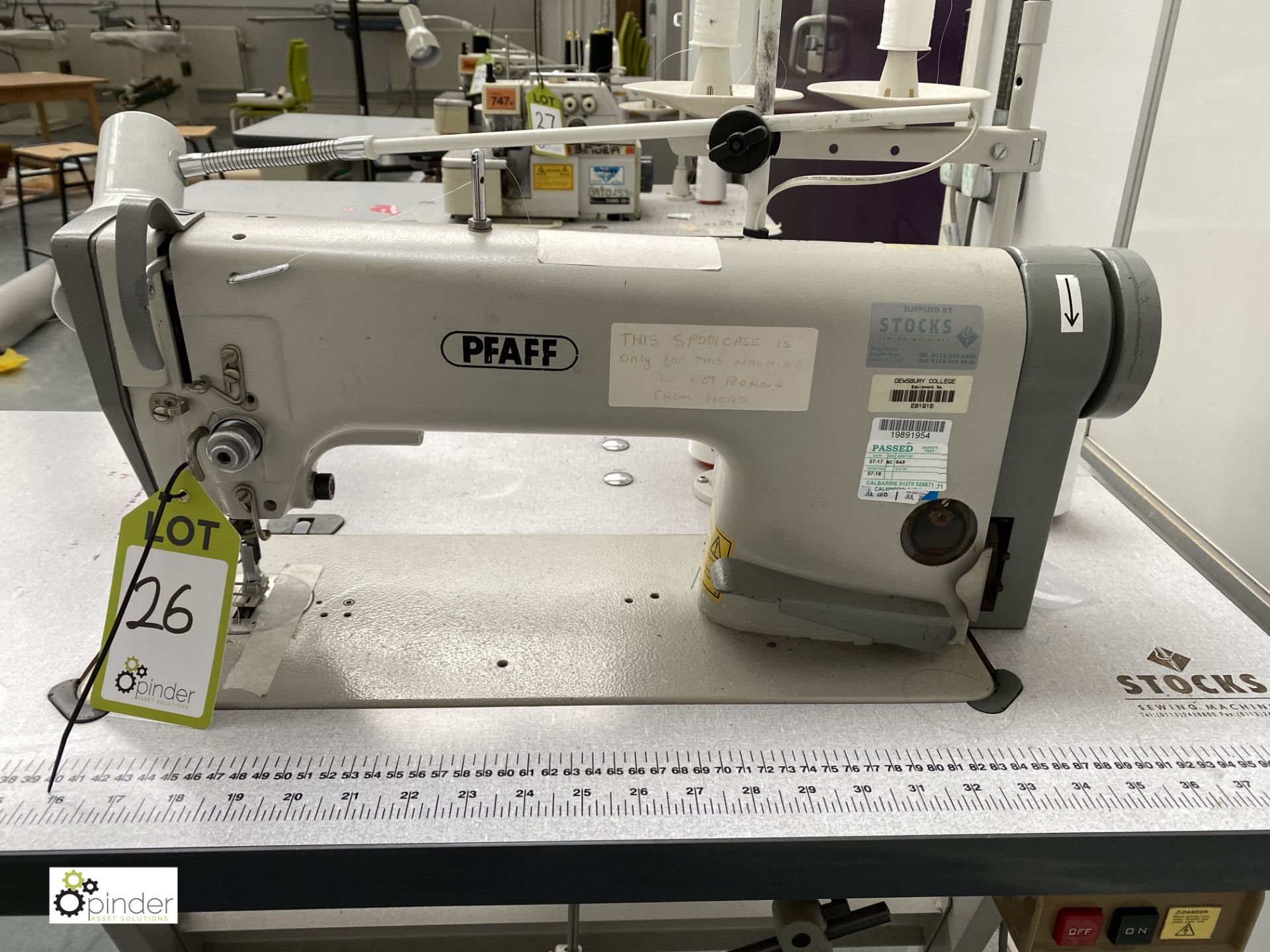 Pfaff 561 Lockstitch Sewing Machine, 240volts (location: Level 1, Joinery Workrooms) - Image 2 of 4