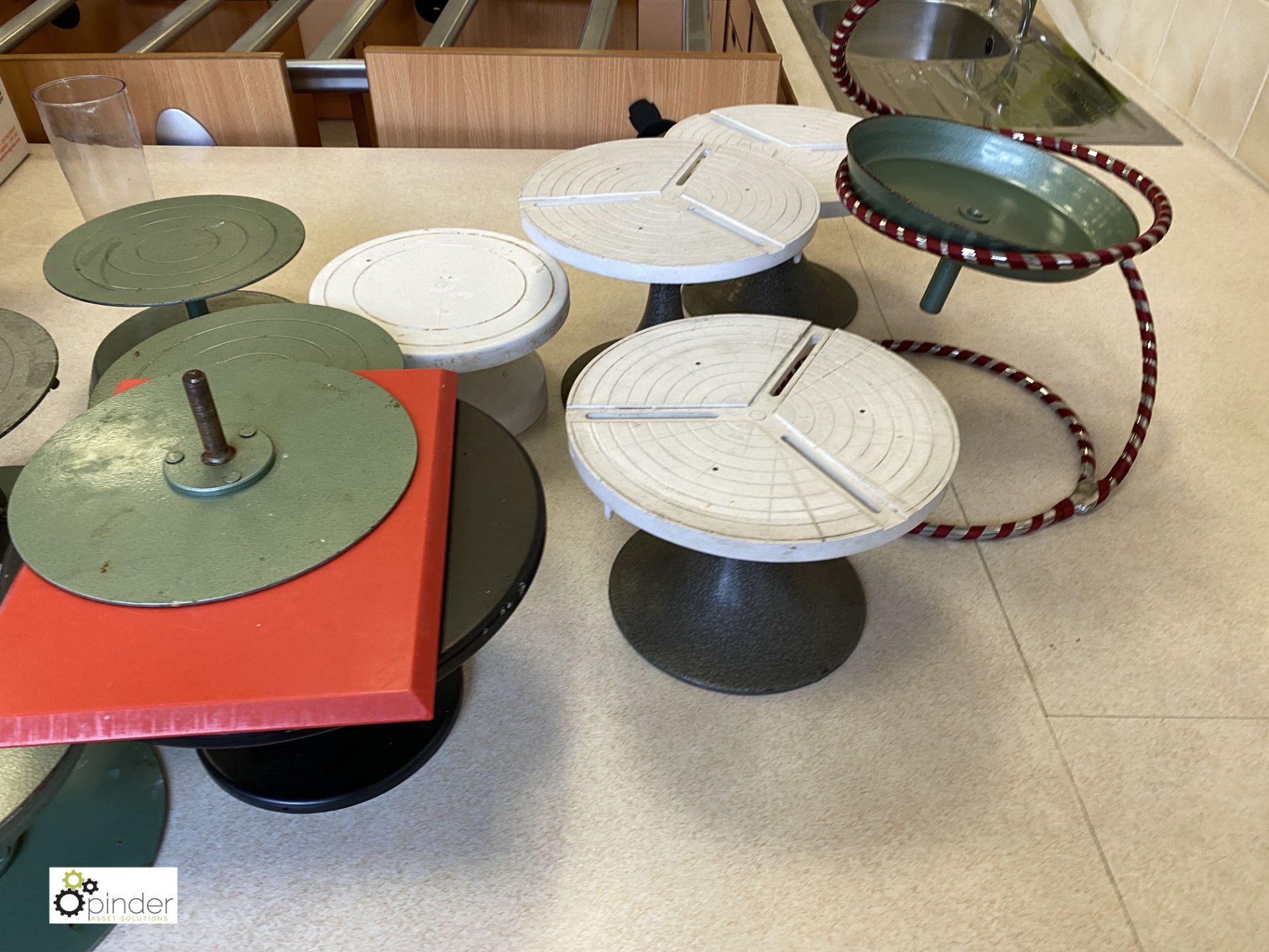 Approximately 14 various Cake Decorating Stands (location: Level 2, B276 Room) - Image 2 of 4