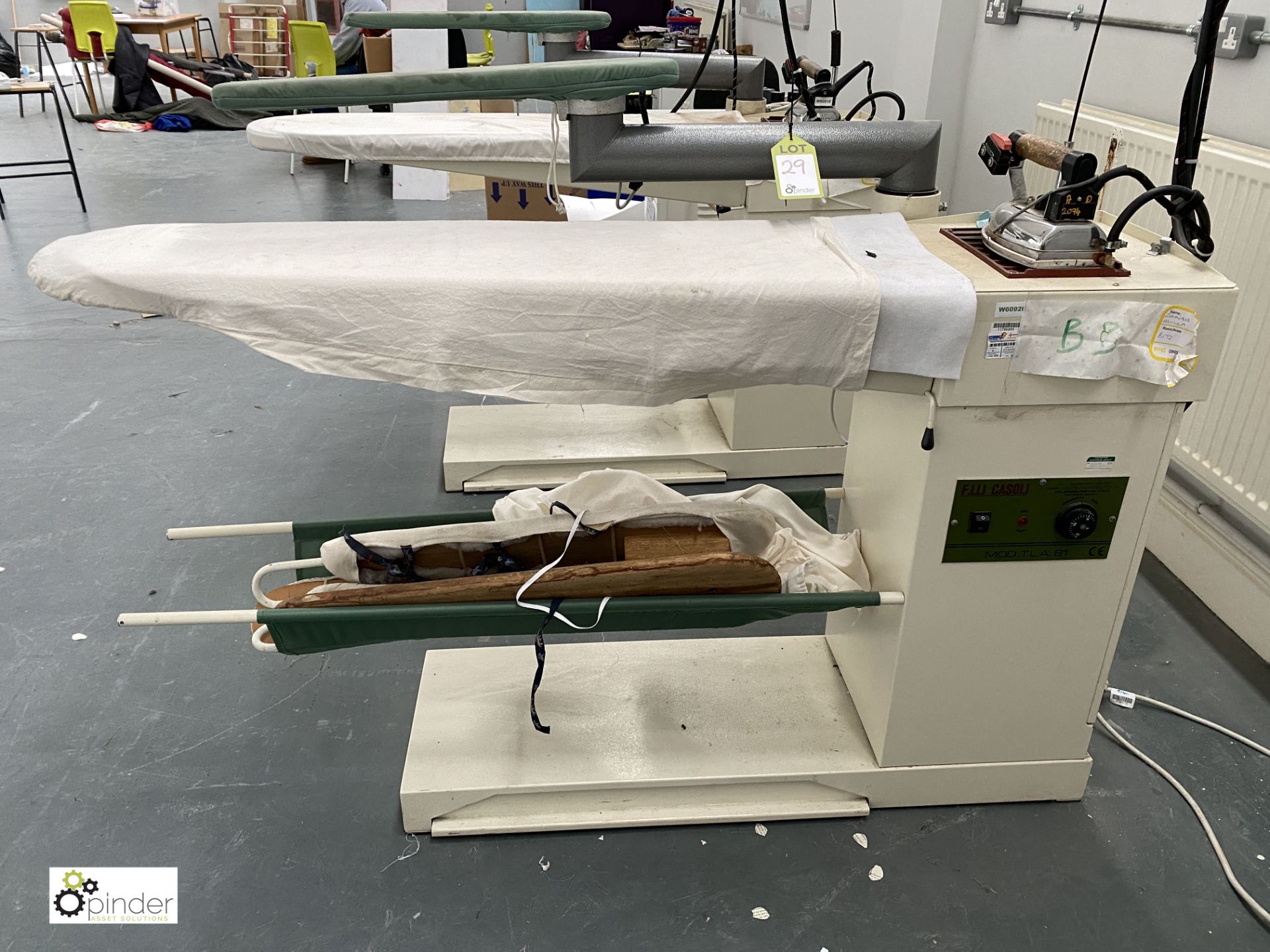 Casoli TLA81 Steam Ironing Table, serial number 25758 (location: Level 1, Joinery Workrooms) - Image 2 of 5