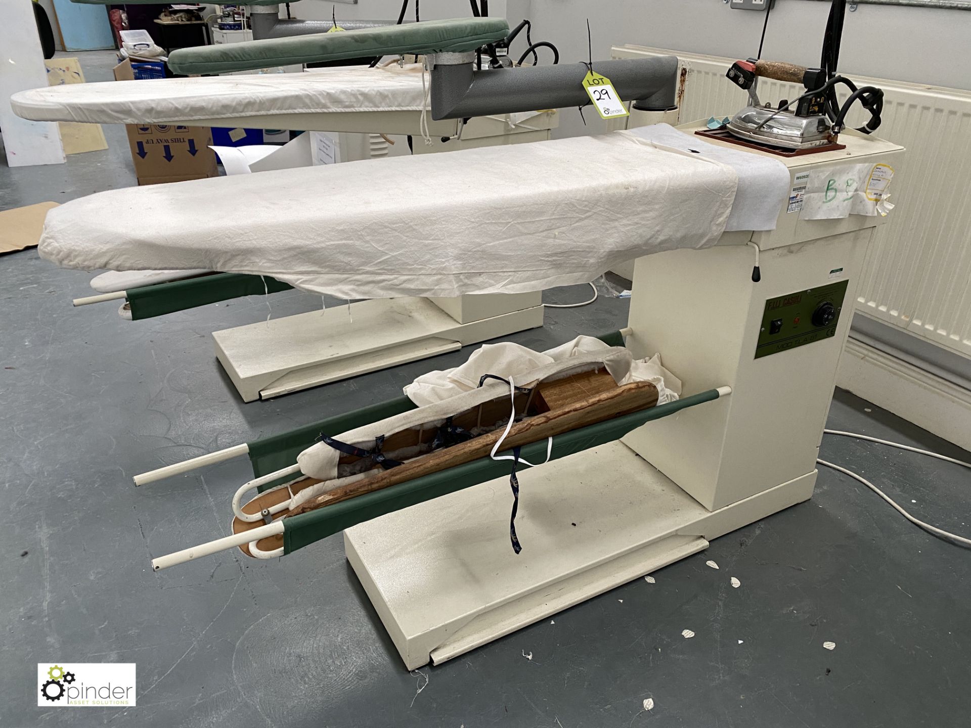 Casoli TLA81 Steam Ironing Table, serial number 25758 (location: Level 1, Joinery Workrooms)