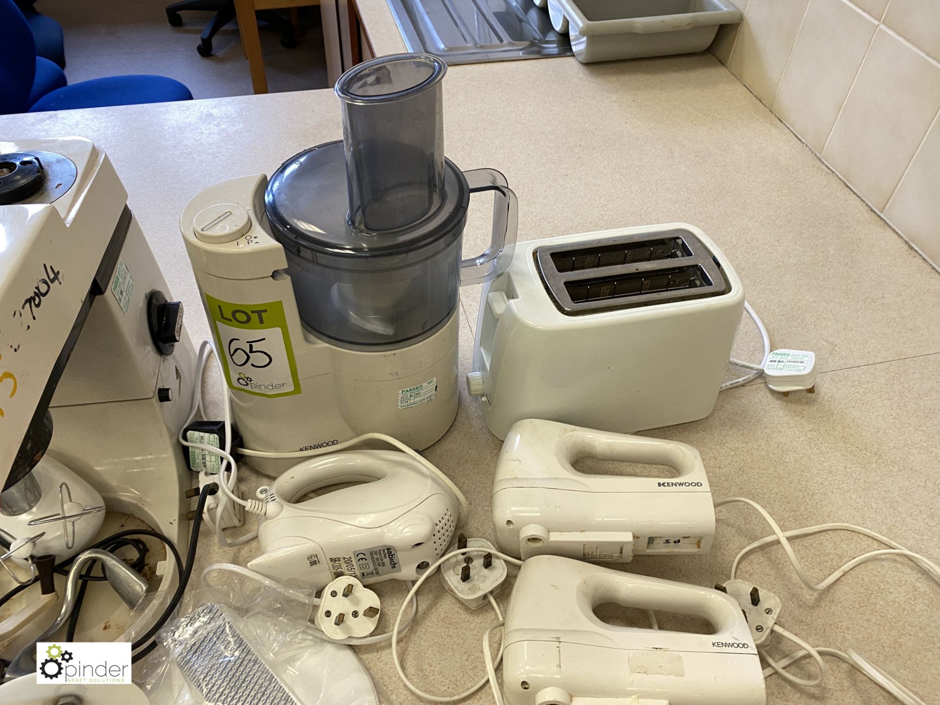 Quantity Food Mixers, Hand Blenders, Scales and 2 Toasters (location: Level 2, B276 Room) - Image 2 of 6