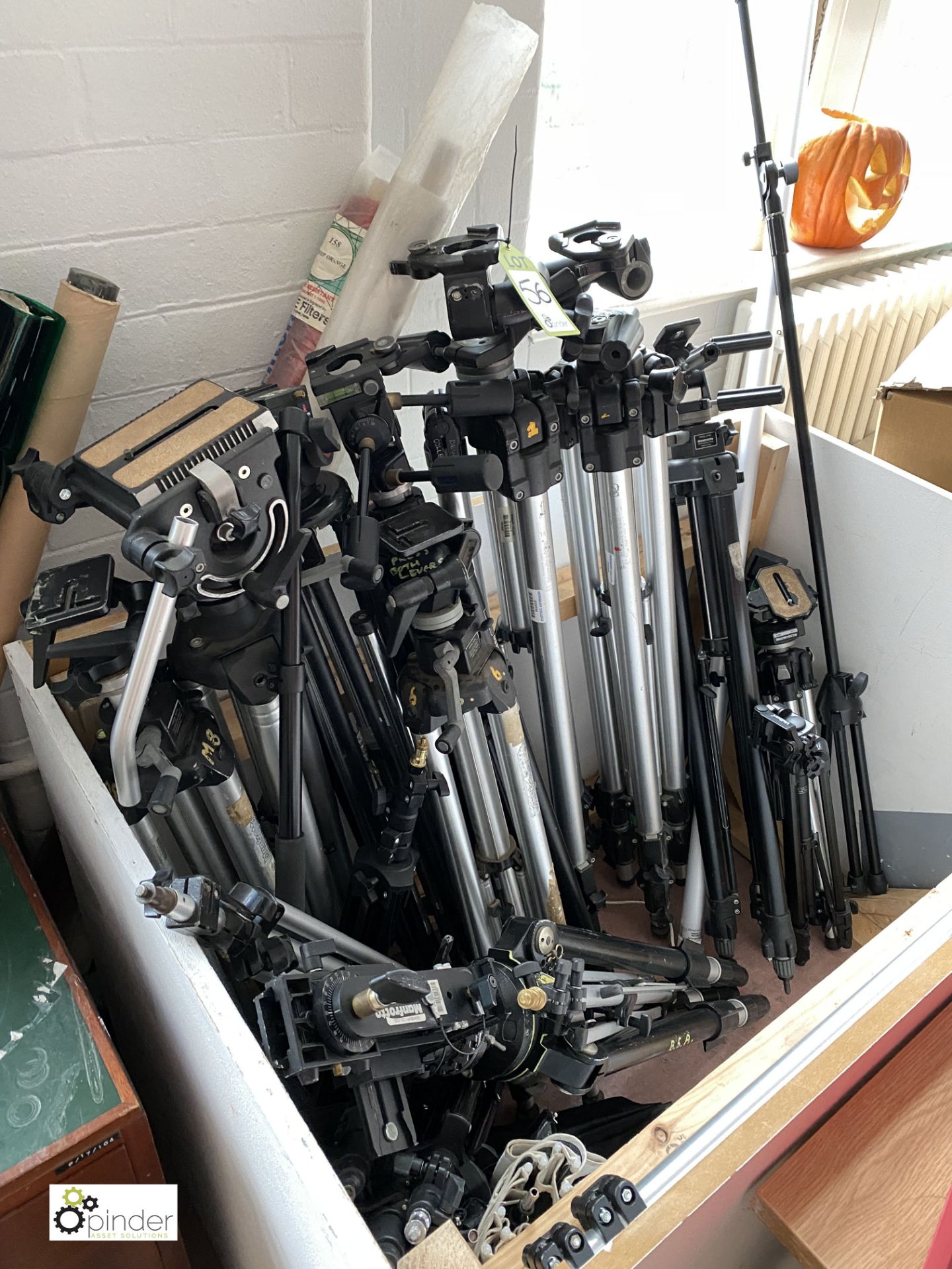 Approximately 15 various Camera Tripods (location: Level 1, Photography Store Room)