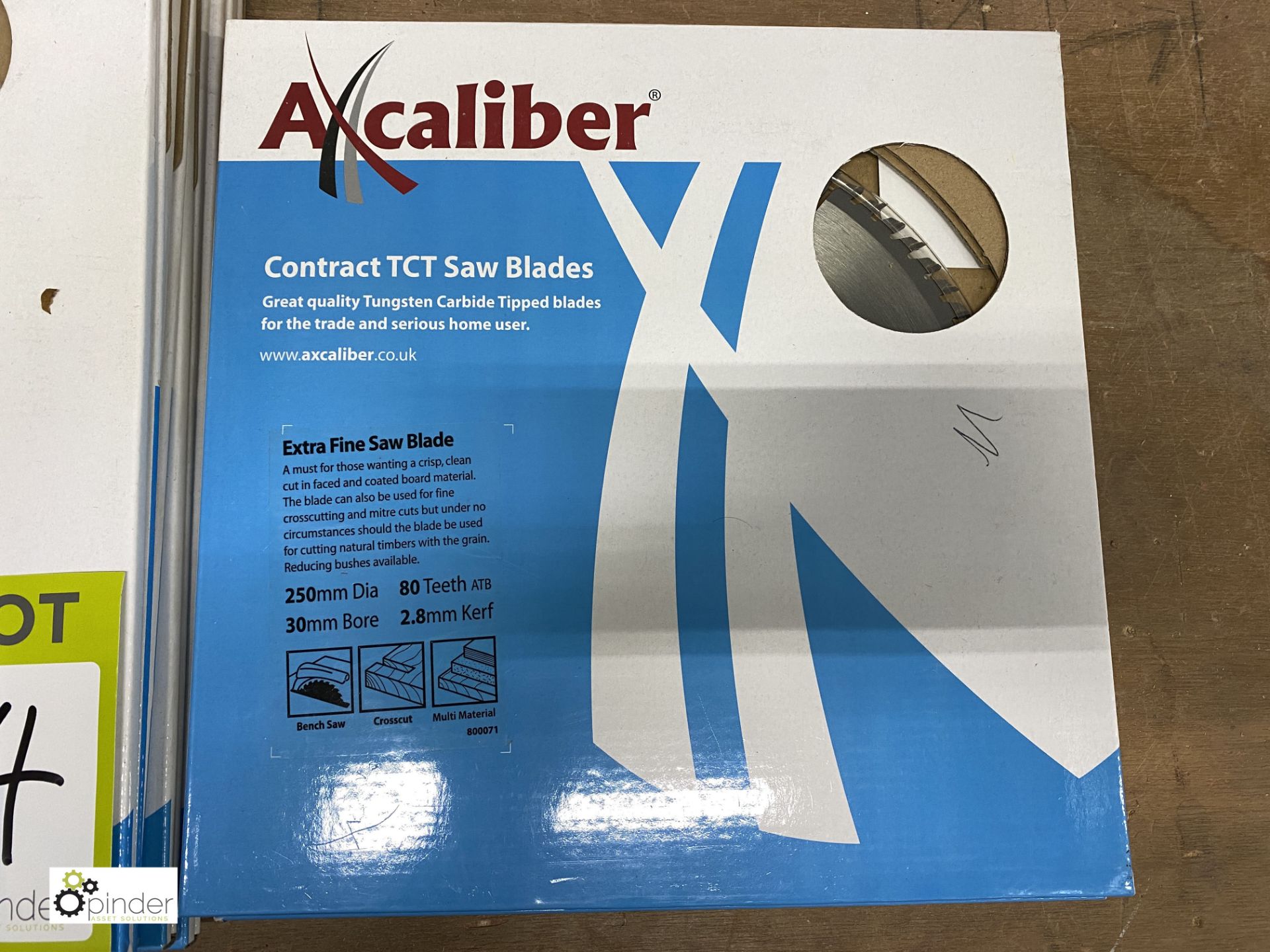 5 Axcaliber Saw Blades, 300mm, used and unused and 3 Axcaliber Saw Blades, 250mm, unused ( - Image 3 of 3