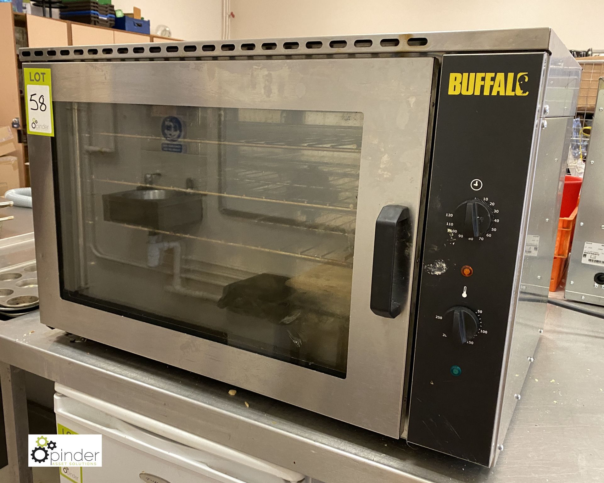 Buffalo NBC0100 Commercial Fan Oven, 240volts, serial number 30156832 (location: Level 2, B276 - Image 2 of 4