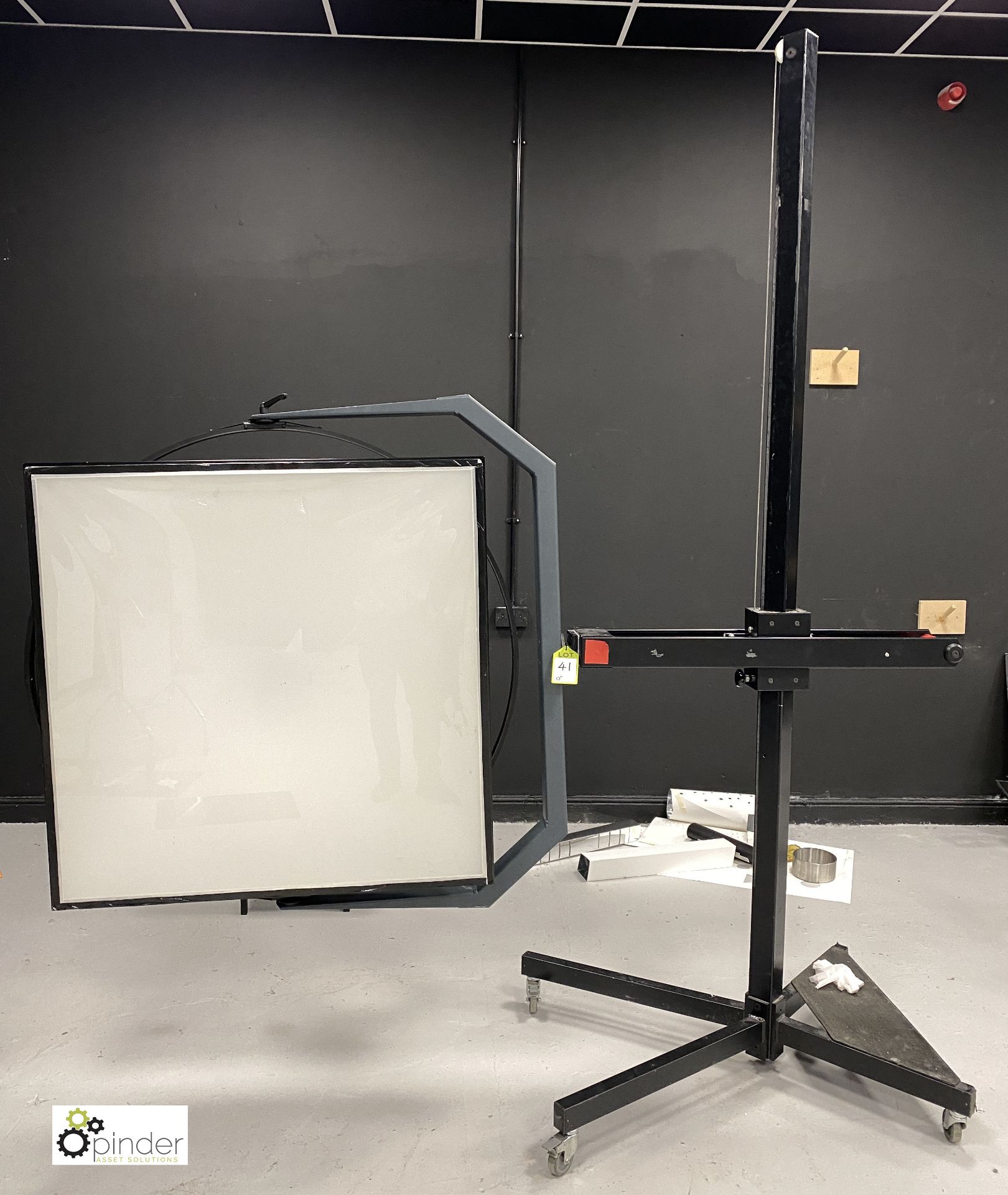 Broncolor Hazylight 2 100 x 100 Solid Softbox, with adjustable Broncolor mobile stand (location: