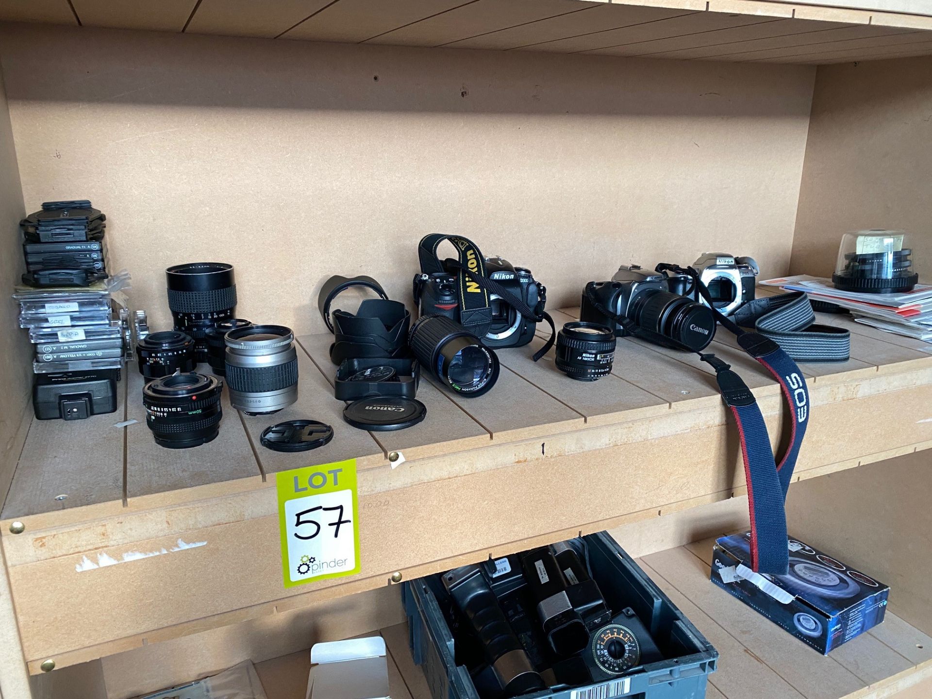 Quantity Camera, Lenses, Filters, Flash Guns, etc, to room (location: Level 1, Photography Store - Image 24 of 24