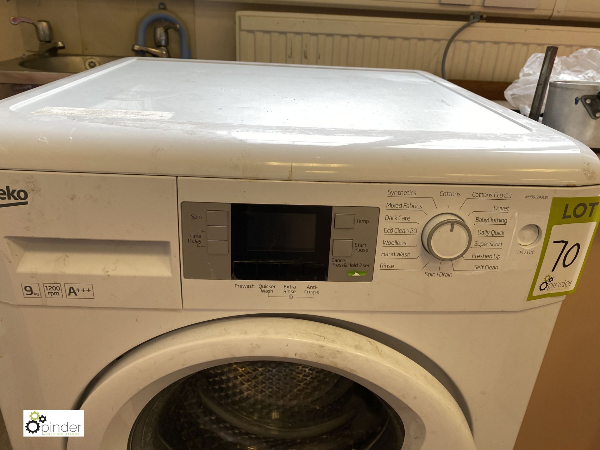 Beko WMB91243LW Washing Machine, 9kg (location: Level 2, B276 Room) - Image 2 of 3