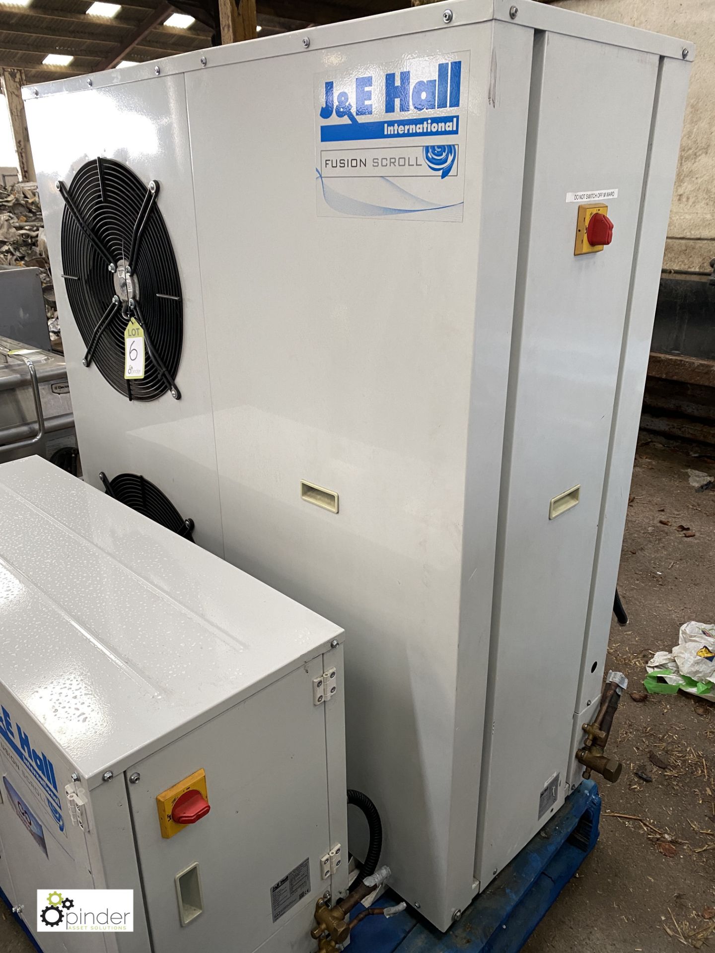 J & E Hall JEHS-0800-M-3 Refrigeration Condenser Unit, 415volts, serial number 20563601-056 (