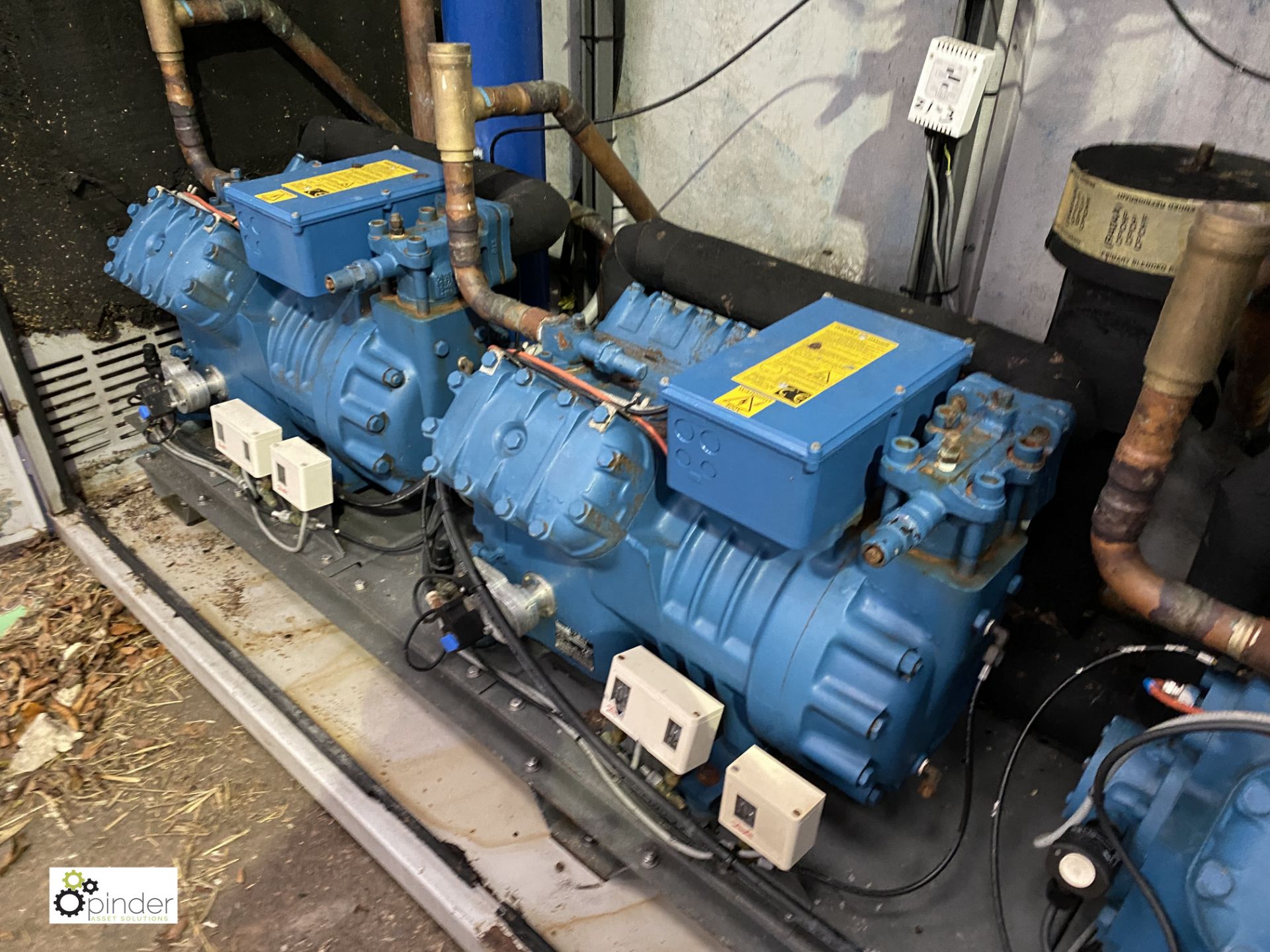 Containerised Refrigeration Plant Room, comprising 3 Frascold V2571Y refrigeration compressors, - Image 4 of 15