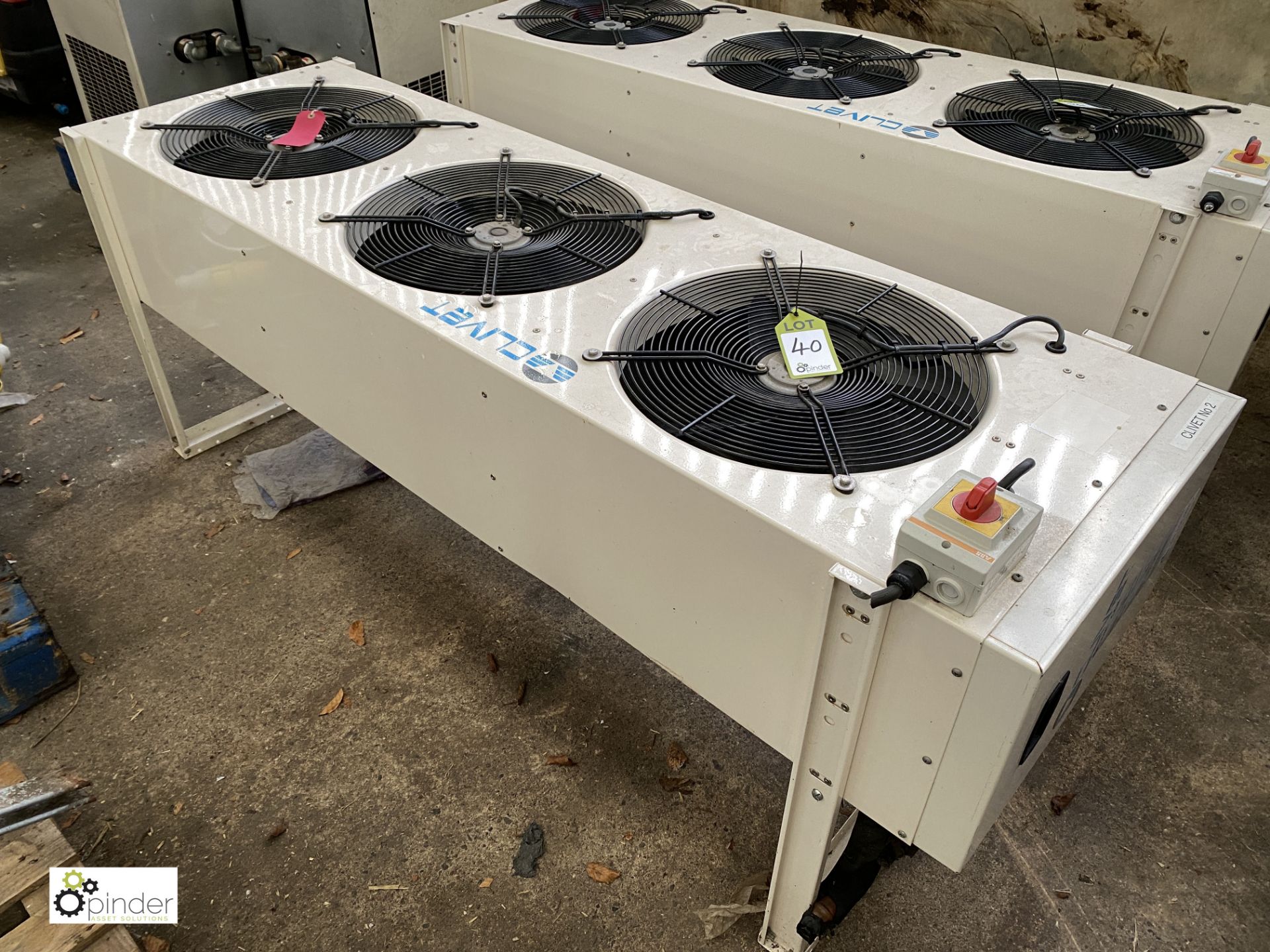 Clivet CE71 3-fan Refrigeration Chiller (please note this lot has a lift out fee of £10 plus vat) - Image 2 of 3