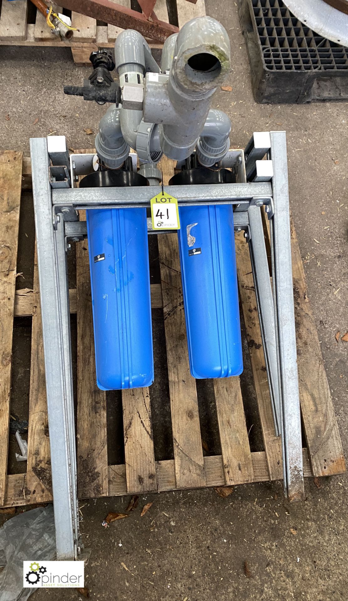 Frame mounted twin Filter Set (please note this lot has a lift out fee of £5 plus vat) - Image 2 of 3