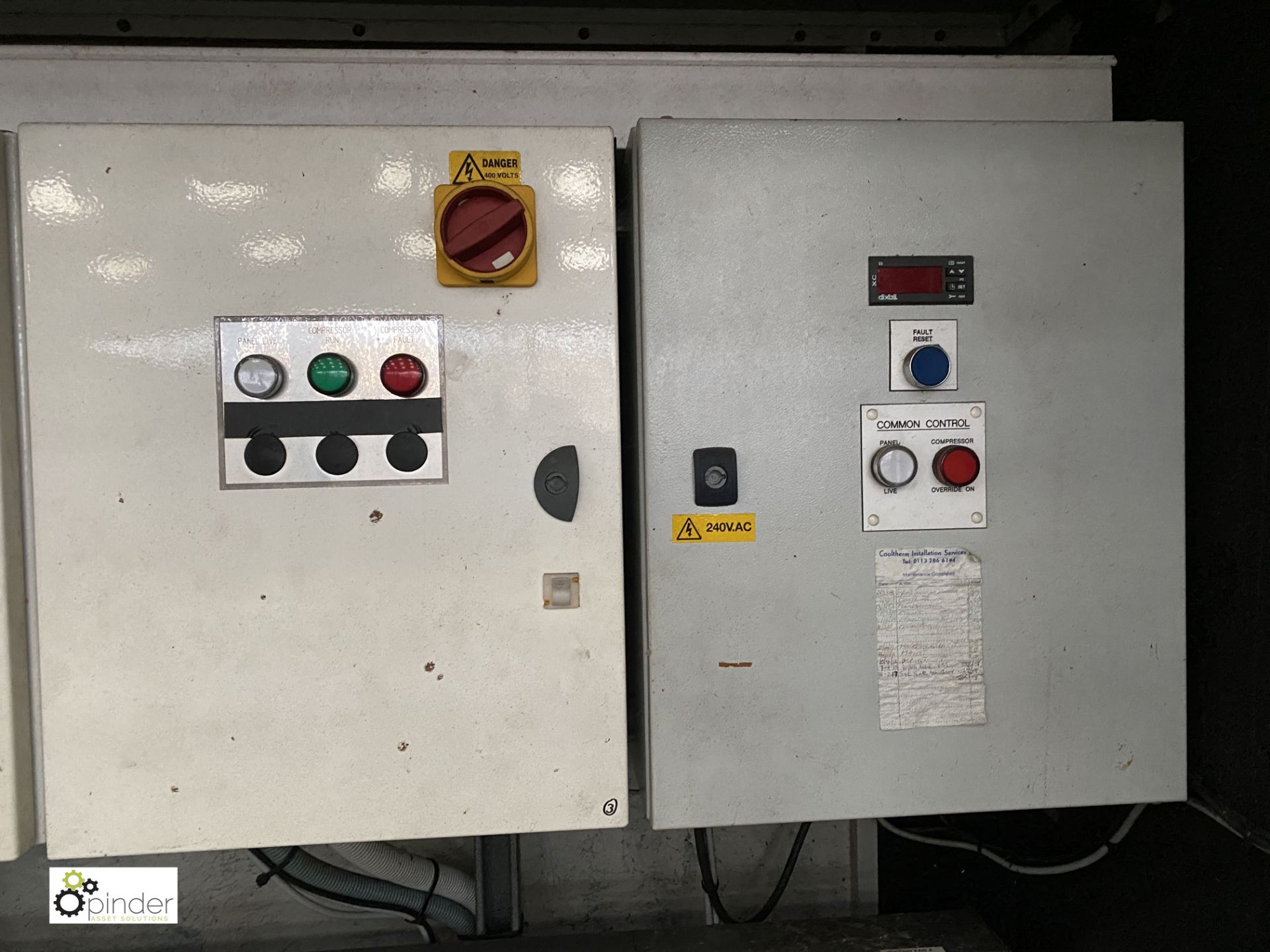 Containerised Refrigeration Plant Room, comprising 3 Frascold V2571Y refrigeration compressors, - Image 5 of 15