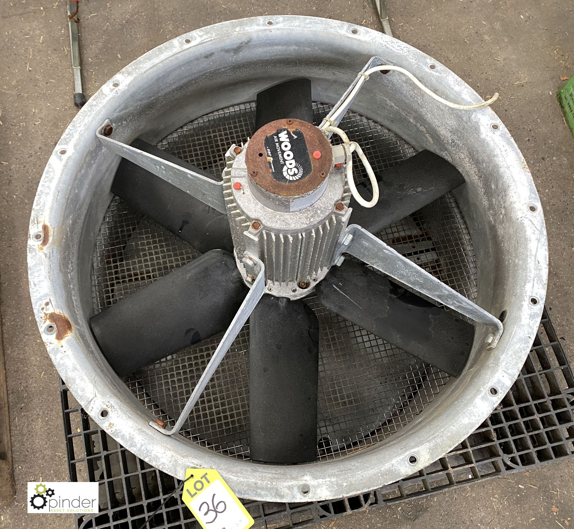 Woods Circulating Fan, 800mm diameter, 240volts (please note this lot has a lift out fee of £5 - Image 2 of 3