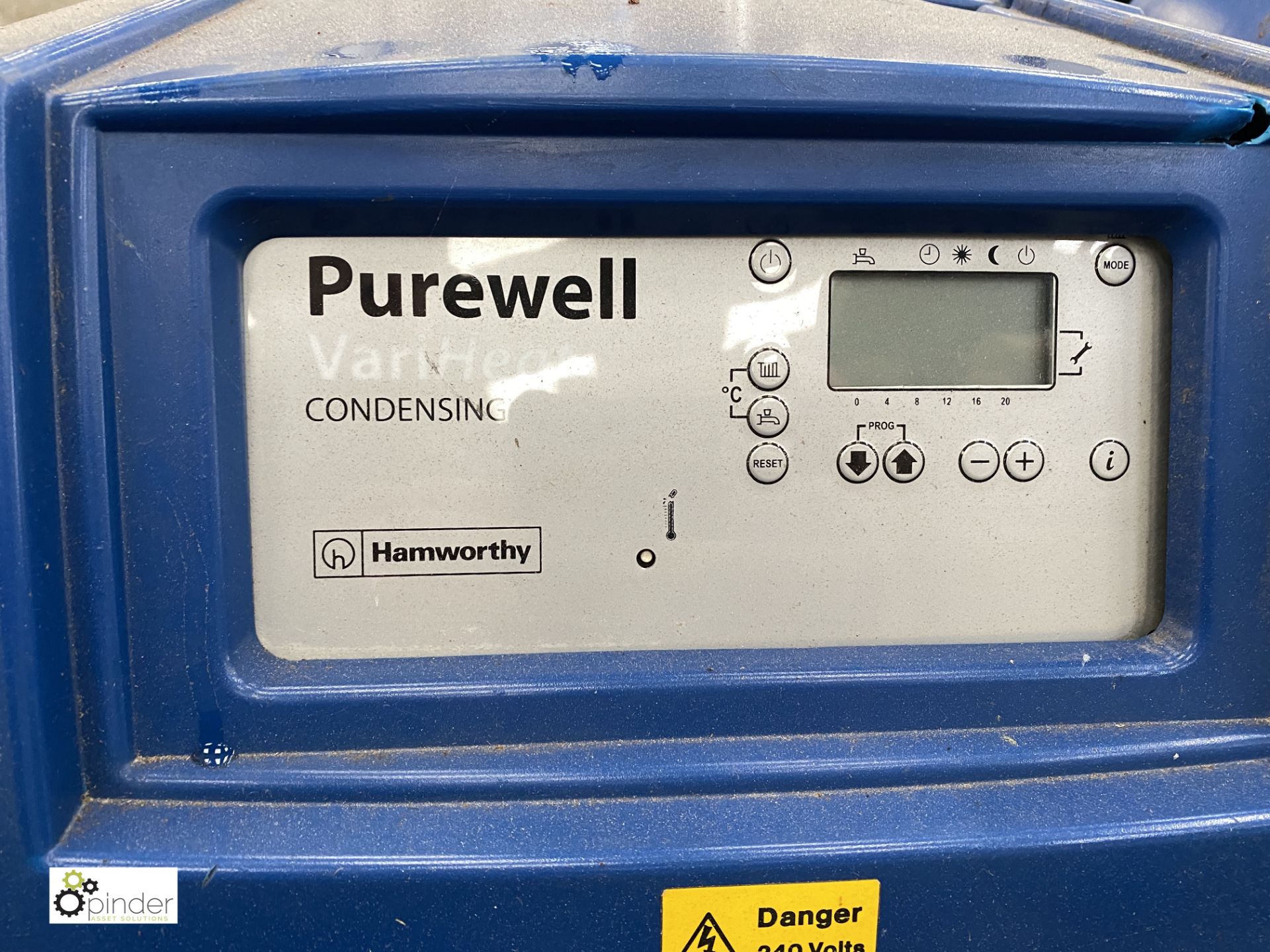 Hamworthy Purewell Vari-Heat 110 Condensing Boiler, 230volts, 110kw output (please note this lot has - Image 2 of 4