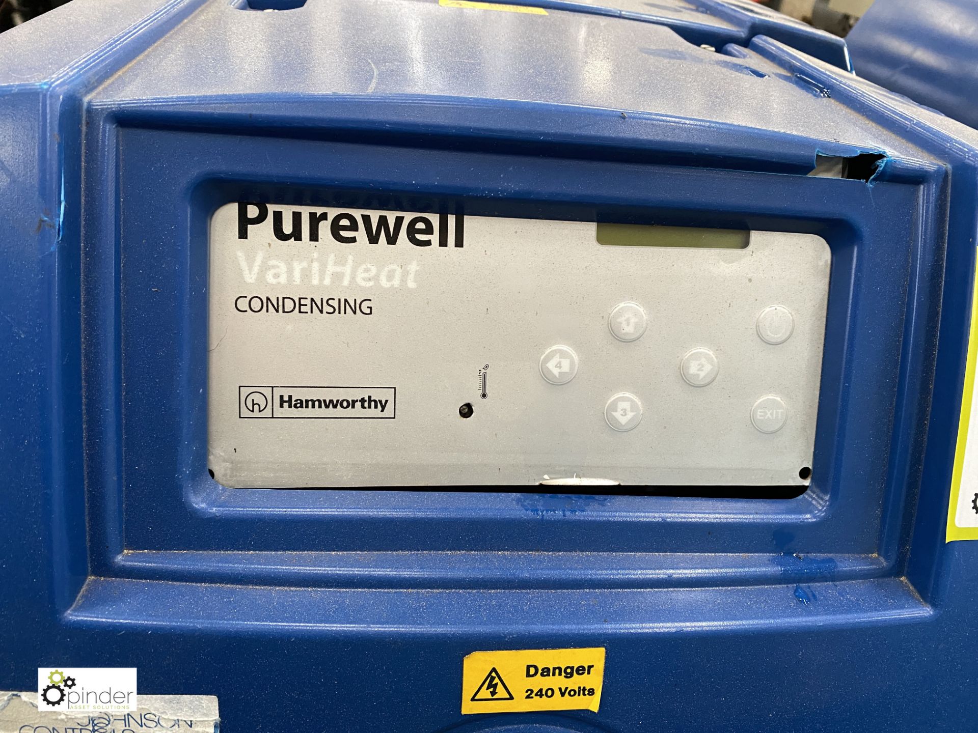 Hamworthy Purewell Vari-Heat 110 Condensing Boiler, 230volts, 110kw output (please note this lot has - Image 2 of 4