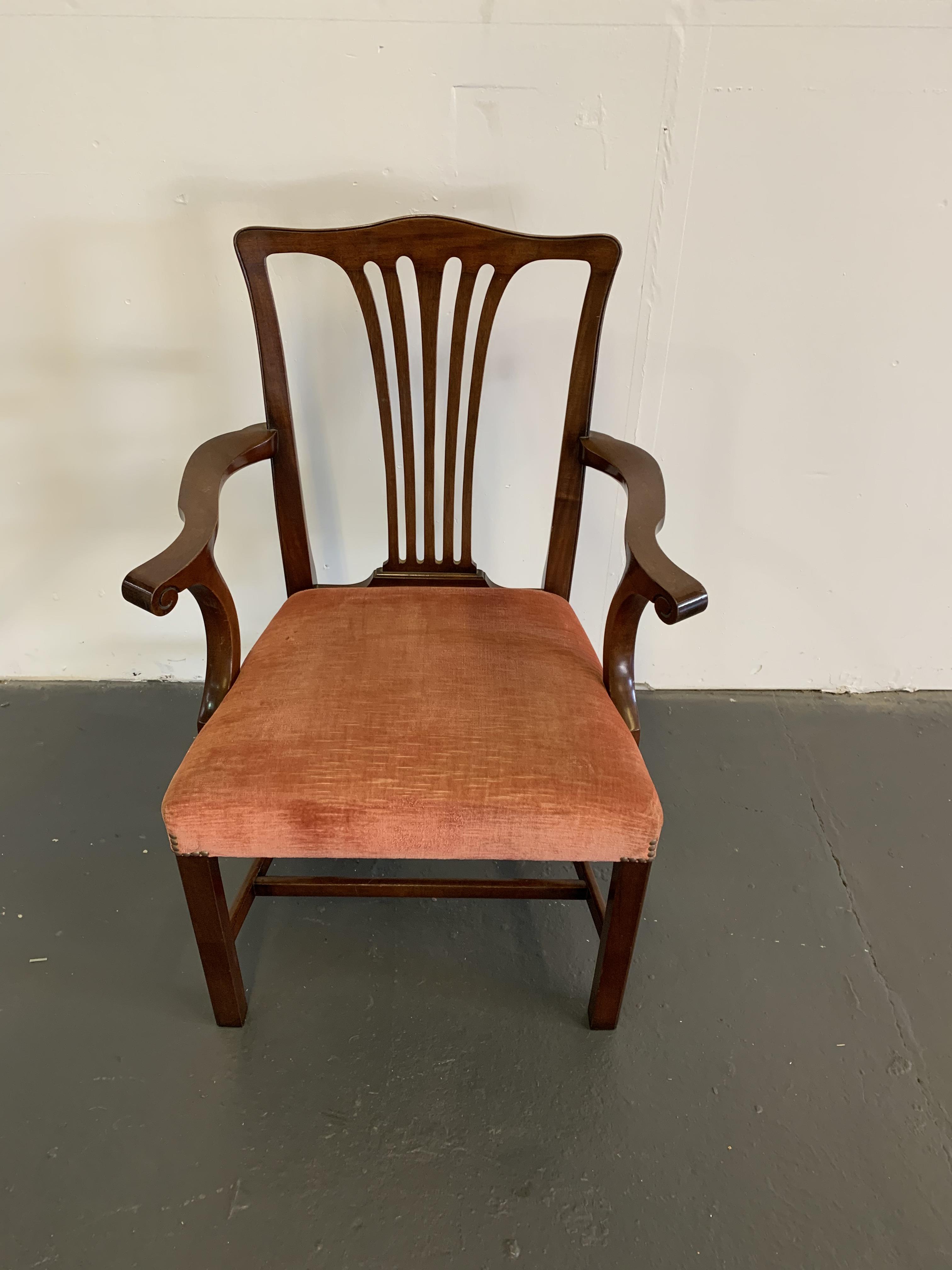 Arthur Brett Mahogany Sunbury Arm Chair - Image 3 of 3