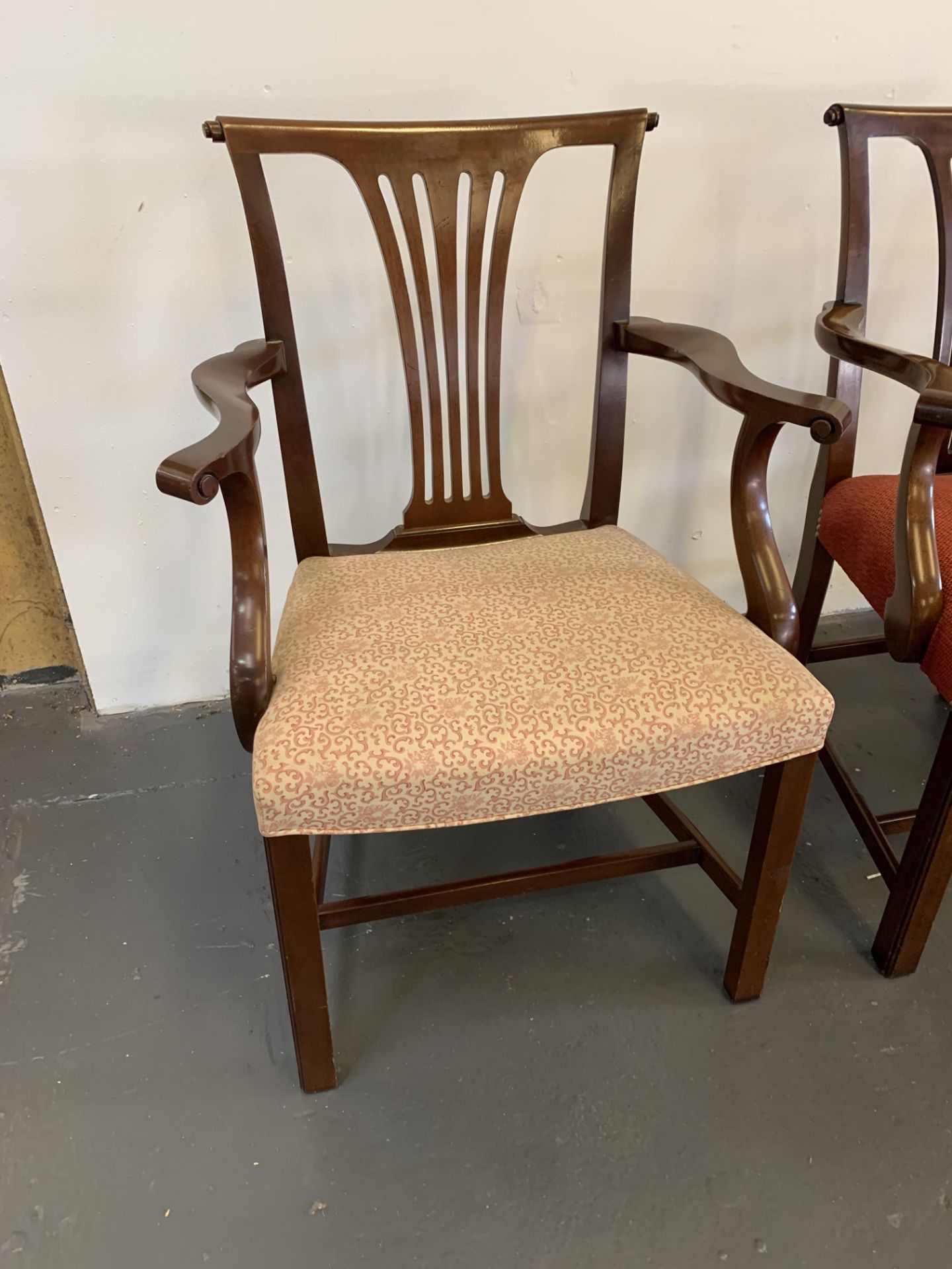 Arthur Brett Mahogany Arm Chair - Image 3 of 4