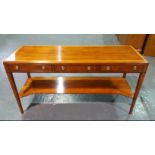 Arthur Brett Mahogany Inlaid Sofa Table