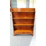 Arthur Brett Mahogany Standing Bookshelf