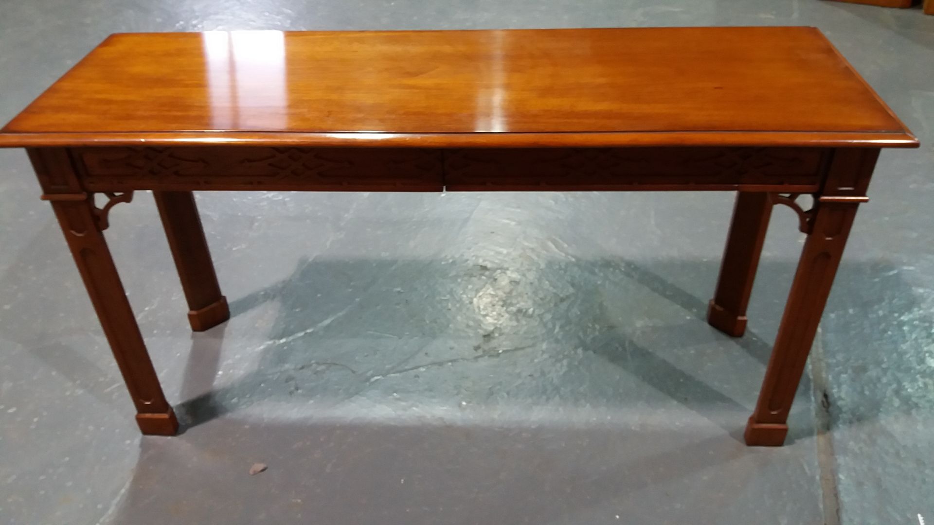 Arthur Brett Mahogany Sofa/Side Table