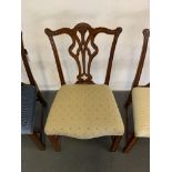 Arthur Brett Mahogany Carved Side Chair