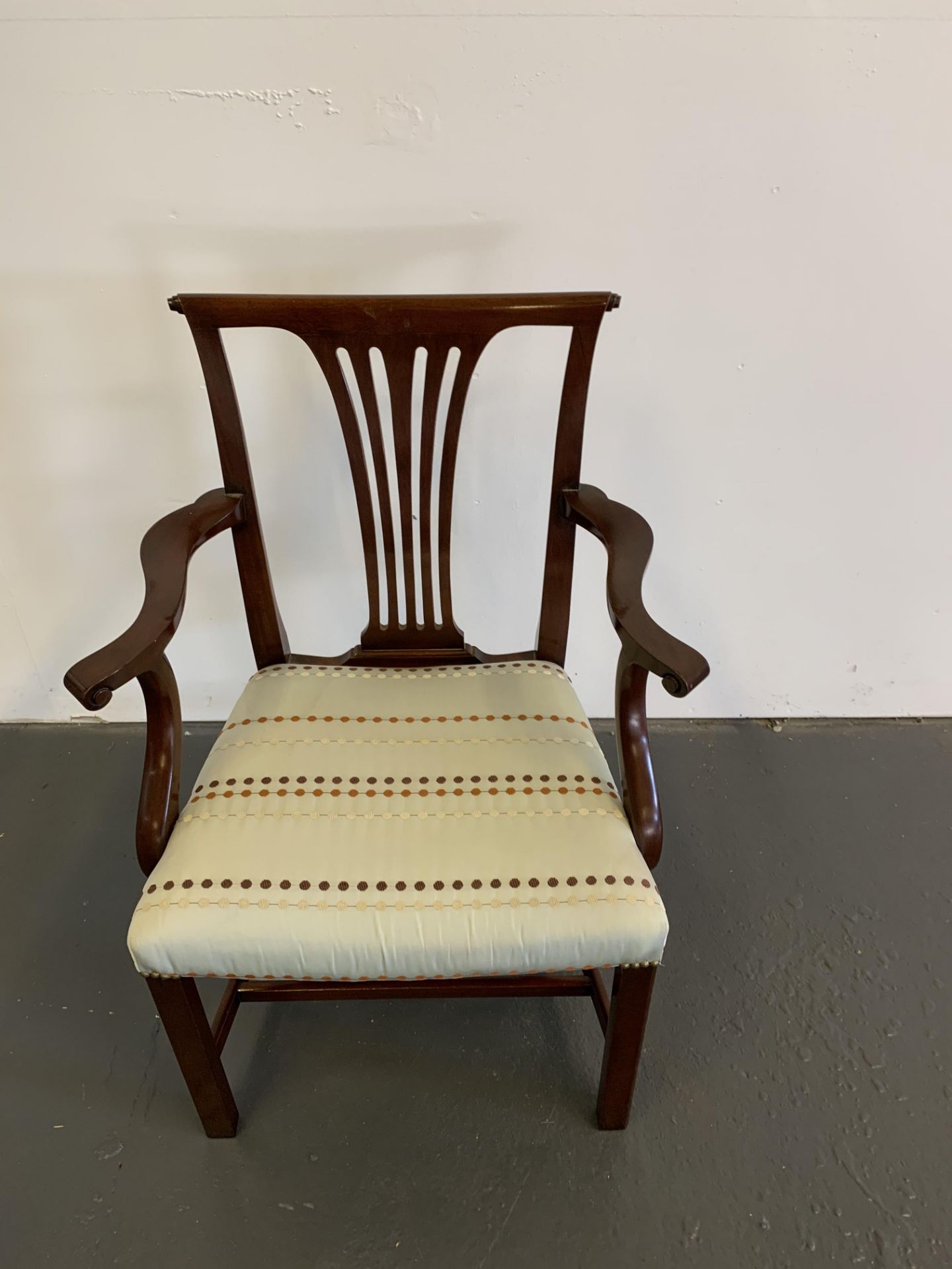 Arthur Brett Mahogany Arm Chair