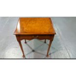 Arthur Brett Queen Anne Style Walnut Side Table