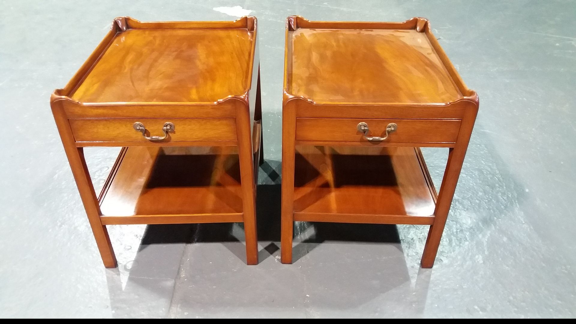 Arthur Brett Mahogany End Table