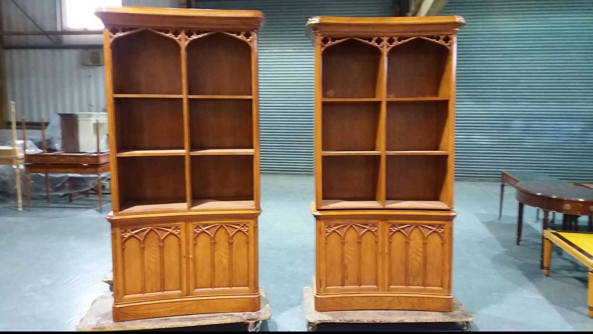 Arthur Brett Gothic Open Bookcase