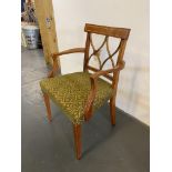 Arthur Brett Fruitwood Arm Chair