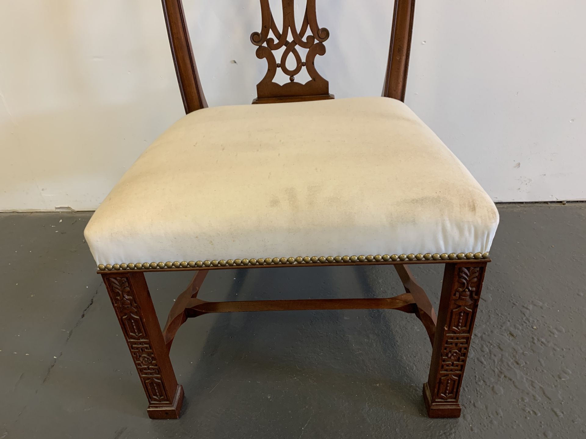 Arthur Brett Mahogany Carved Side Chair - Image 2 of 4