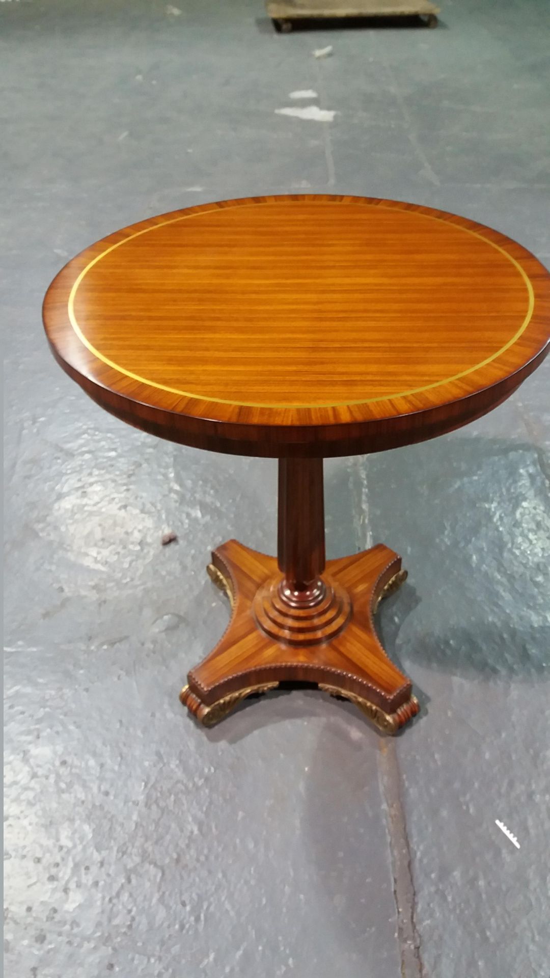 Arthur Brett Regency Style Circular Occasional Table