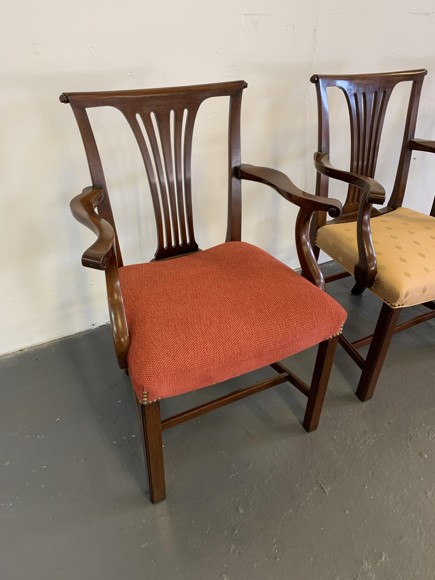 Arthur Brett Mahogany Arm Chair - Image 2 of 3