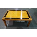 Arthur Brett Burr Maple Coffee Table