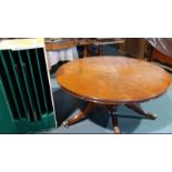 Arthur Brett Mahogany 84 inch Radial Extending Circular Table