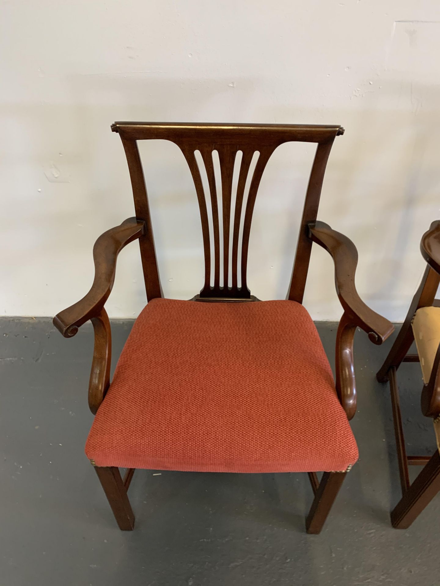 Arthur Brett Mahogany Arm Chair