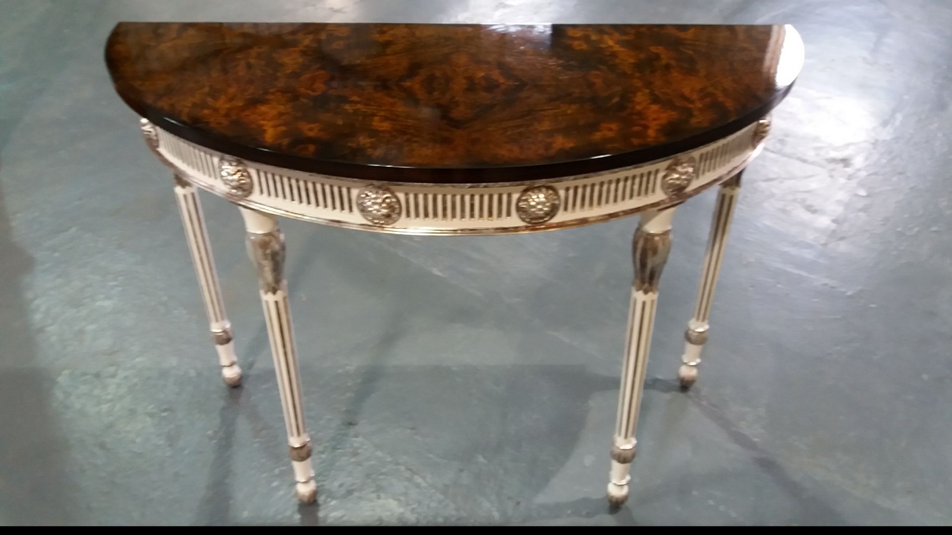 Arthur Brett George III Style Parcel Gilt Console Table - Image 2 of 2