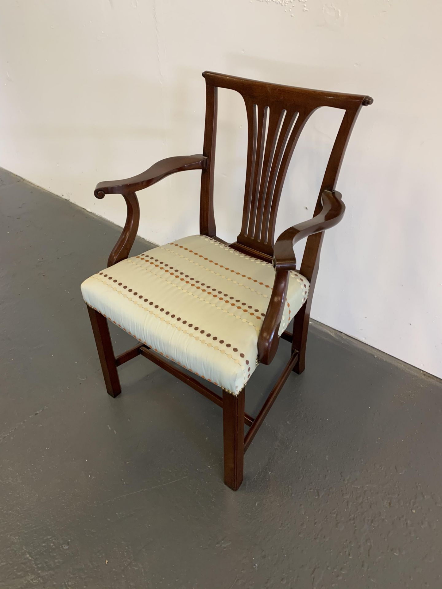 Arthur Brett Mahogany Arm Chair - Image 3 of 5