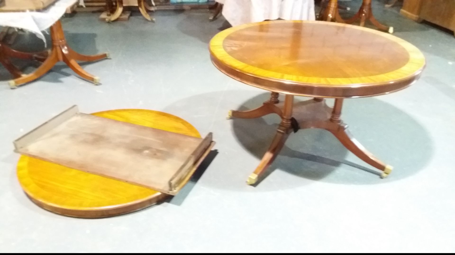 Arthur Brett Mahogany Circular Dining Table