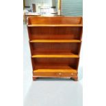 Arthur Brett Mahogany Standing Bookshelf