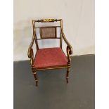 Arthur Brett Regency Style Arm Chair