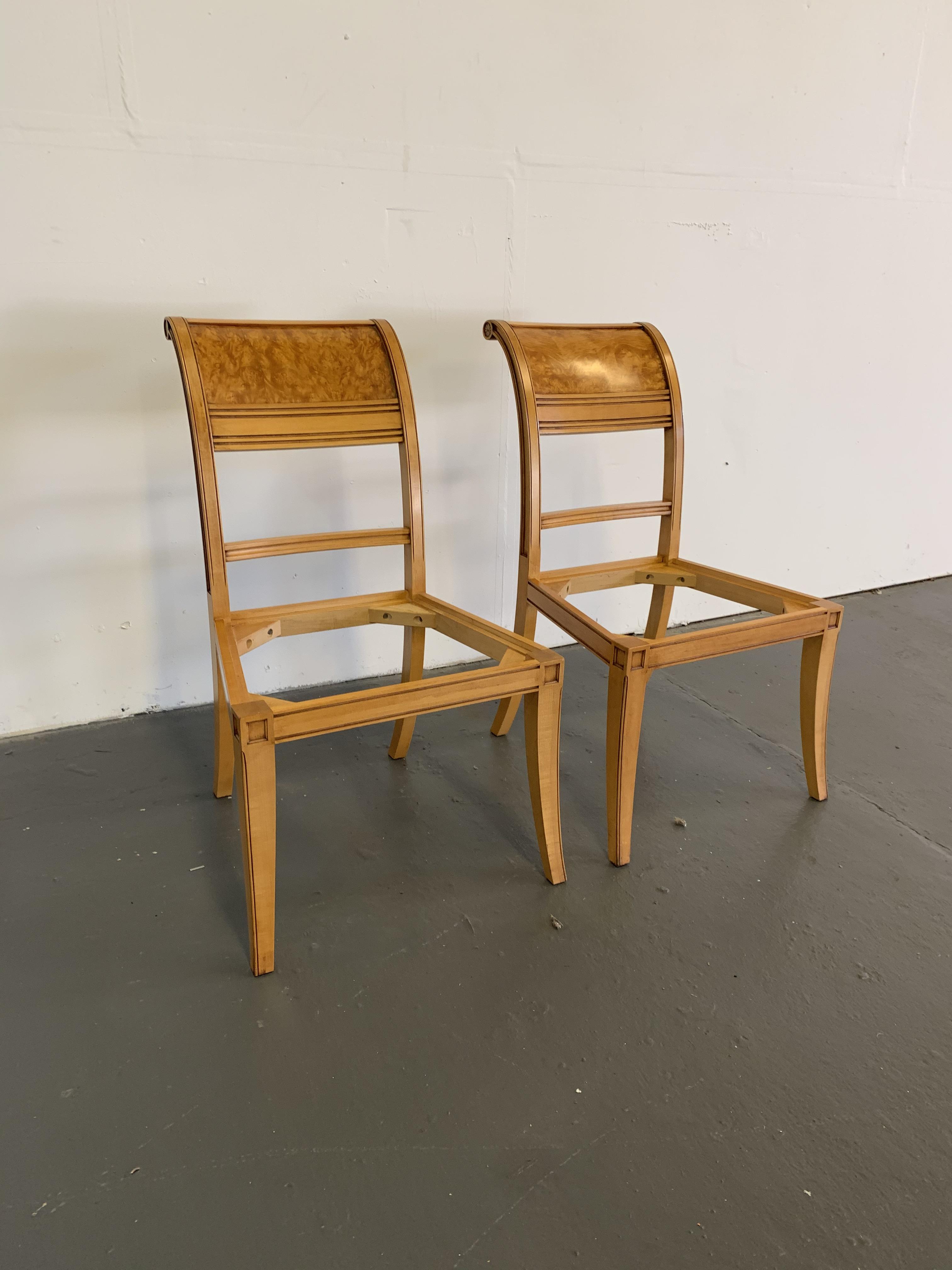 Arthur Brett Maple Thomas Hope Style Side Chair - Image 2 of 4