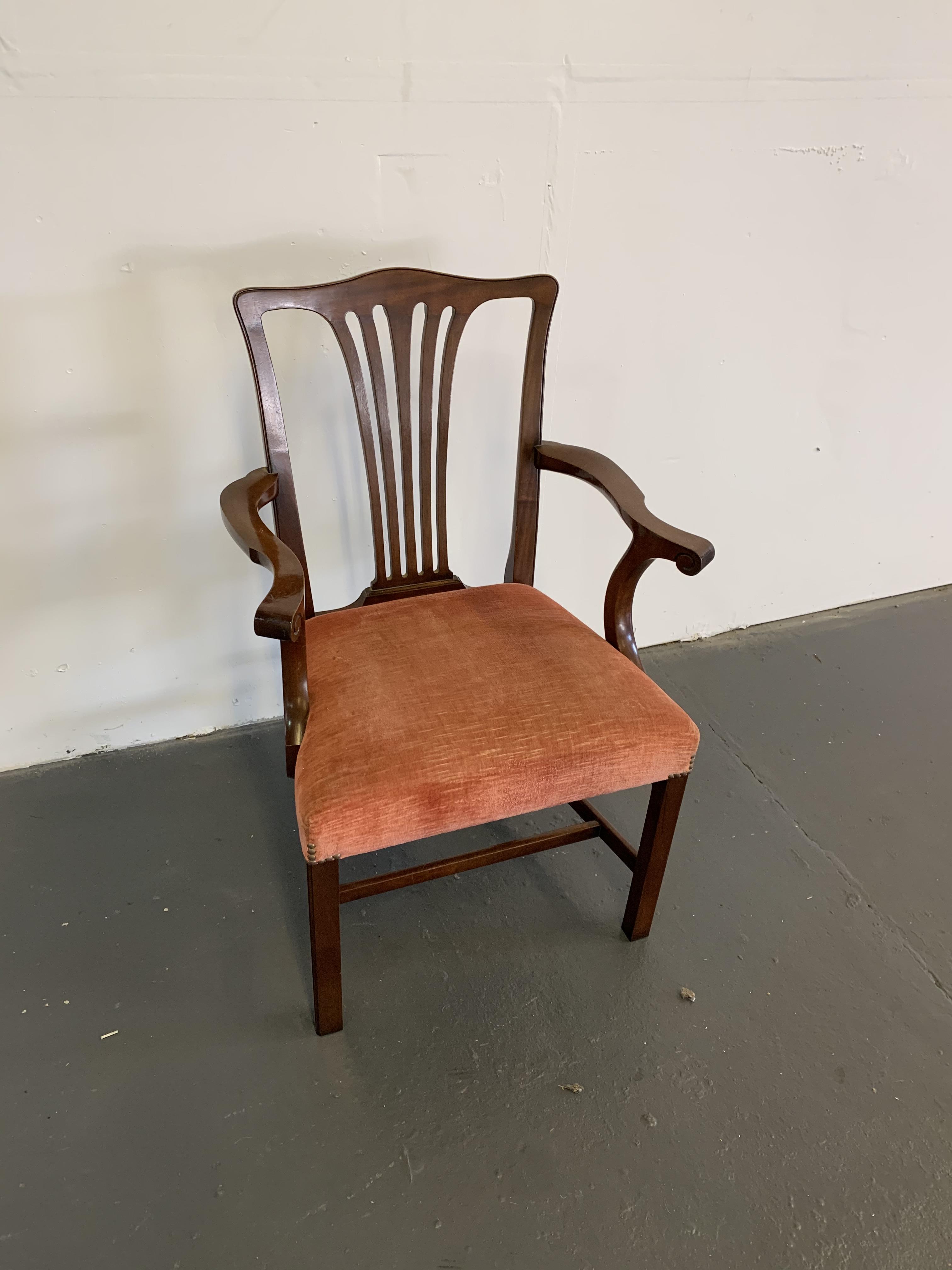 Arthur Brett Mahogany Sunbury Arm Chair - Image 2 of 3