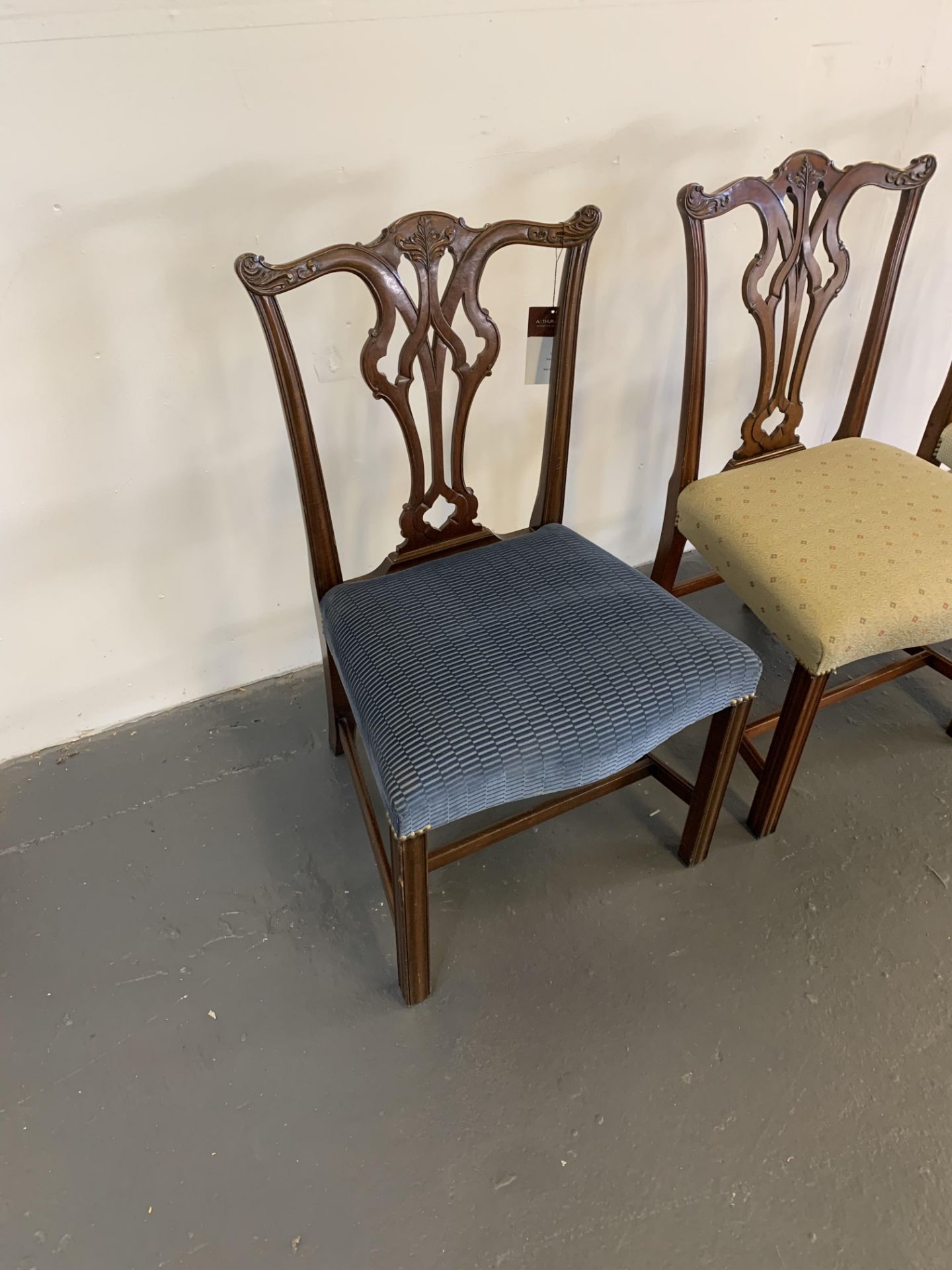 Arthur Brett Mahogany Carved Side Chair - Image 3 of 4