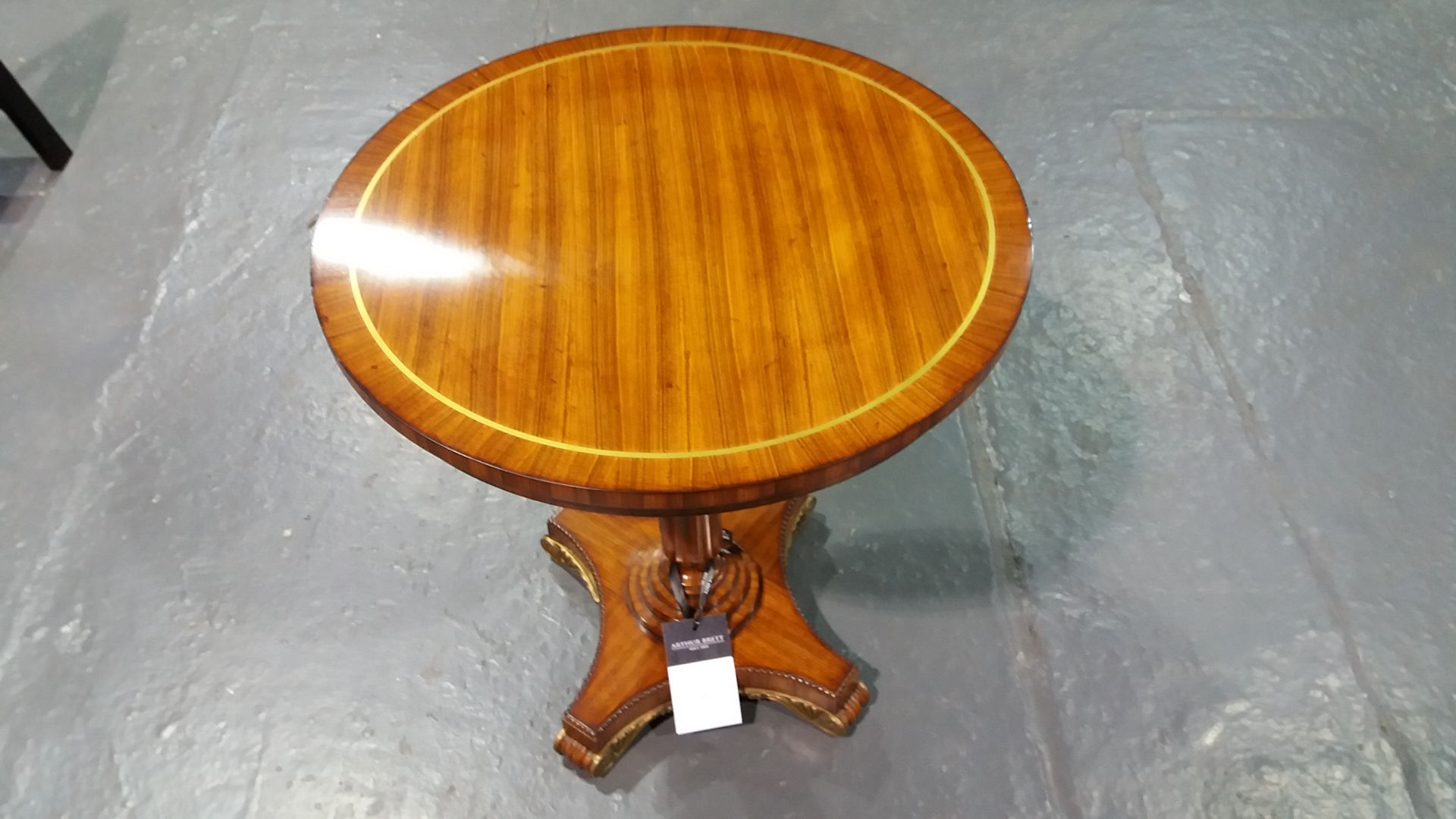 Arthur Brett Regency Style Circular Occasional Table