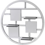 Blakely Round Mirrored Shelf